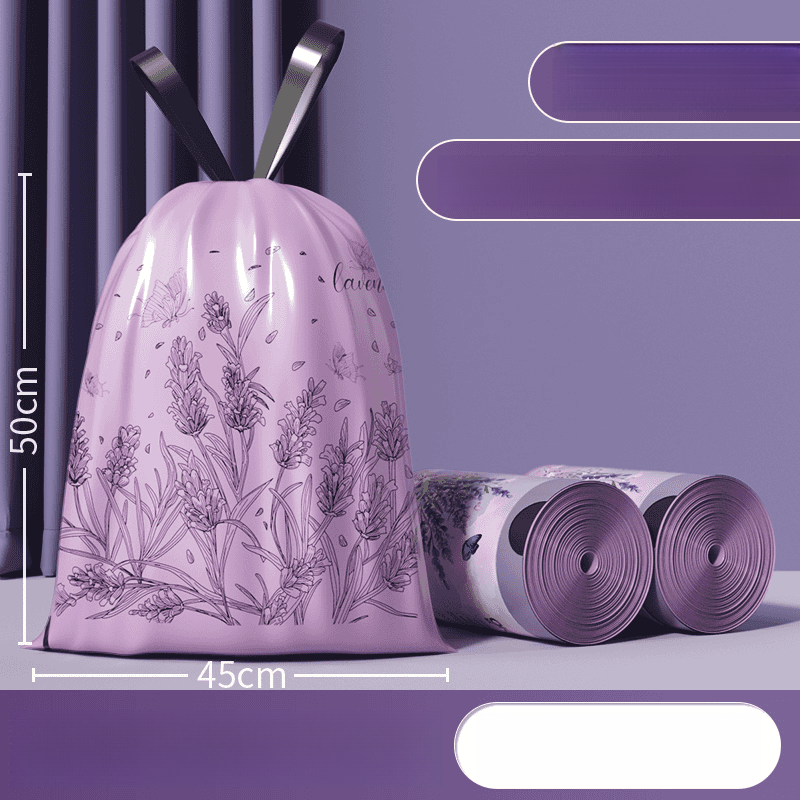 ACZT Hefty Ultra Strong Trash Bags – Lavender Scented, Tear-Resistant, 45x50cm_voghion.com