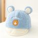 Cappello invernale per bambini stile 0-12 mesi, berretto a forma di orso con becco d'anatra, caldo parasole, cappello a tesa morbida all'ingrosso_voghion.com