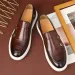 Retro-Mode Herren Schwarz Braun Flats Monk Strap Lederschuhe Casual Loafers Formelle Kleidung Schuhe atos Hombre_voghion.com