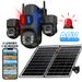 Solar 4G Triple-Lens Security Camera – 360° Outdoor Wireless, Full-Color Night Vision, 50m IR, IP65, ABS Housing_voghion.com