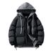 Piumino da uomo in due pezzi con cappuccio, nuovo cappotto invernale in cotone, taglie forti, modello 2024_voghion.com