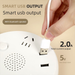 Long Line Bluetooth Speaker Socket Converter Multi-Functional Dormitory Power One-to-Many Outlet Strip With USB Charging_voghion.com