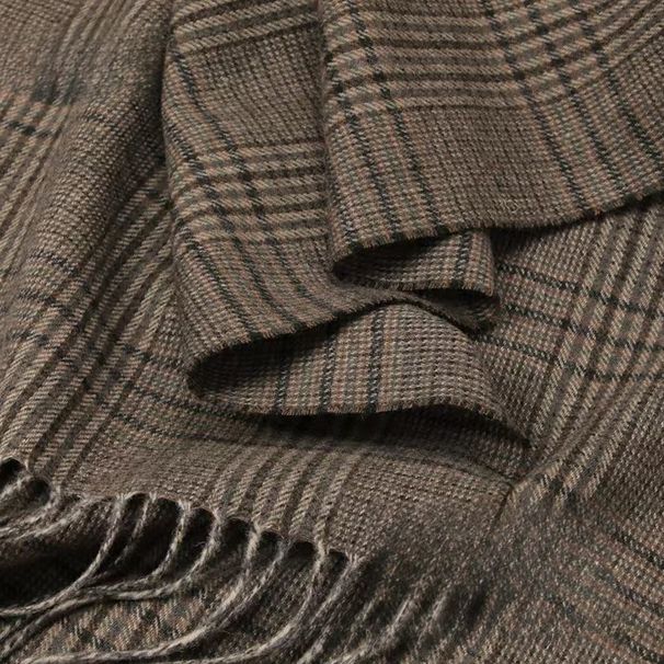 Wollschal für Damen, Winterschal, dicker, warmer Schal, karierter Schal, Jacke, 2025 neue Mode, vielseitig, Freizeit, Alltag_voghion.com