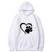 2025 Lente en herfst heren zwarte kattenpoot hart koppel hoodie sweatshirt_voghion.com