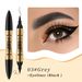 Double Headed Four Pronged Liquid Eyebrow Pencil Eyeliner Quick Drying Waterproof Eyebrow Pencil_voghion.com