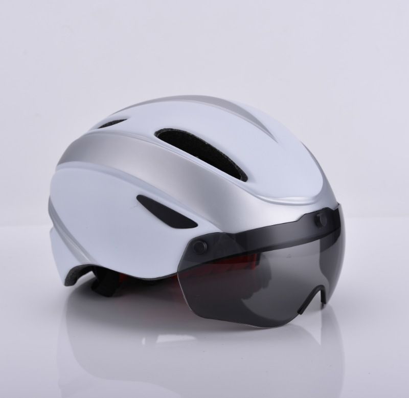Magnetic Goggles Helmet Men's And Women's Mountain Road Bicycle Helmets One Piece Cycling Helmet Equipment_voghion.com
