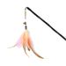 Pet Supplies Feather Bell Replacement Head Teasing Elastic Wire Cat Teaser Wand Interactive Toy_voghion.com