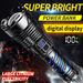 Super Laser Cannon Outdoor Ultra Bright Long-range Zoom Portable Emergency Rechargeable LED Flashlight_voghion.com