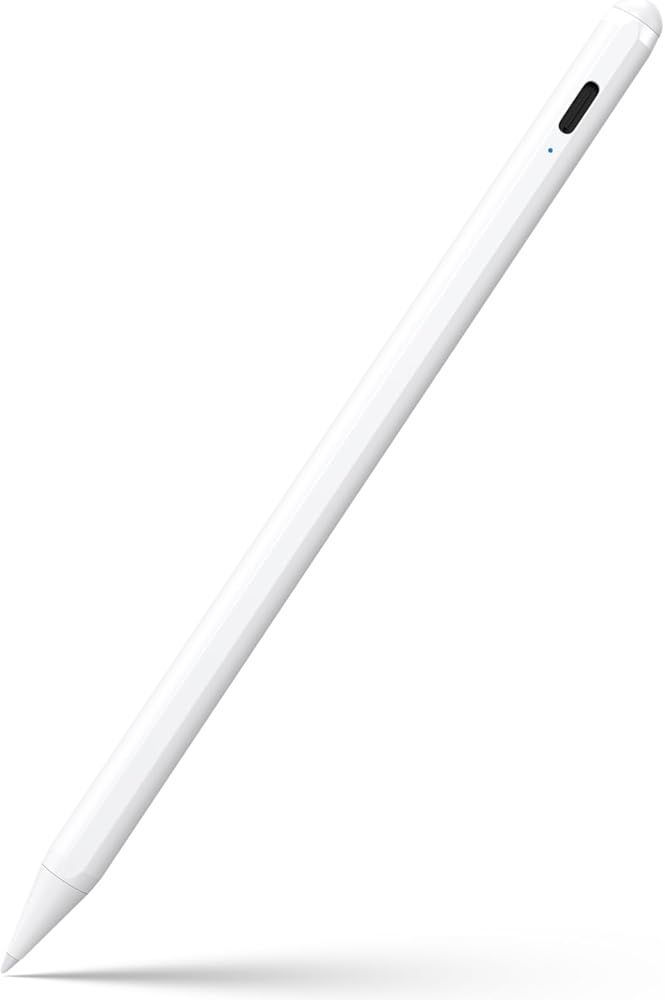 Pen For Pad 6th-11th Generation-2Fast Charge Active Pencil Compatible With Apple-iPad Pro 11"/12.9"/M4, IPad Air 3/4/5/M2/M3,iPad Mini 5/6 Gen-White_voghion.com
