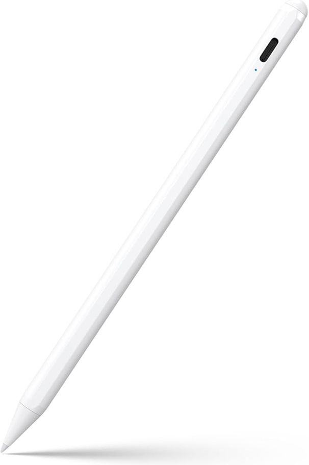 Pen For Pad 6th-11th Generation-2Fast Charge Active Pencil Compatible With Apple-iPad Pro 11"/12.9"/M4, IPad Air 3/4/5/M2/M3,iPad Mini 5/6 Gen-White_voghion.com
