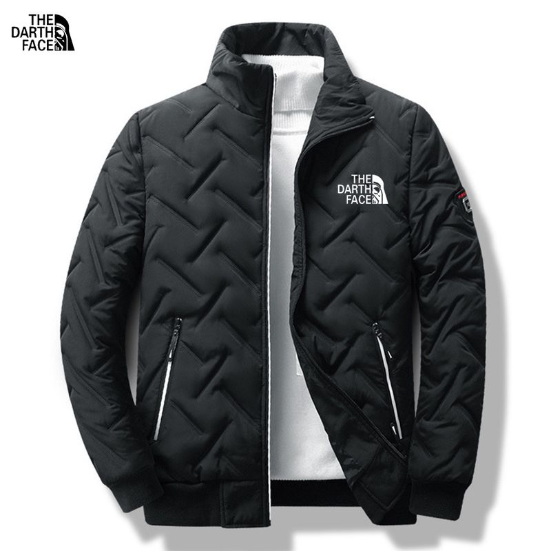 Cappotto con collo alto imbottito in cotone da uomo, tendenza piumino, giacca imbottita in cotone_voghion.com