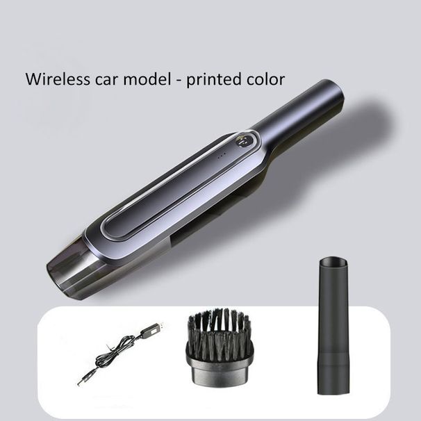 Automobilinis dulkių siurblys 120W 12000Pa įkraunamas rankinis laidinis įkrovimas Daugiafunkciniai valymo priedai automobilio vidaus namams_voghion.com