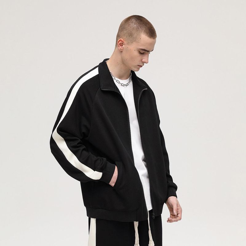 Giacca sportiva da uomo autunno e inverno 2023, un set di abbigliamento sportivo casual di alta qualità con stampa alla moda_voghion.com
