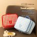 Luxury Waterproof Toiletry Bag - Double-Layer Large Capacity Cosmetic Organizer With Handle_voghion.com