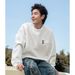 Men's Heavyweight Embroidered Crewneck Sweatshirt - 380GSM Relaxed Fit Casual Streetwear Pullover With Unique Design_voghion.com