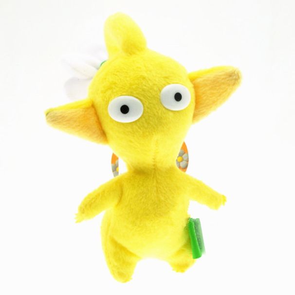 Chappy Adorable peluche Bulborb Pikmin toute douce pour enfants avec motif de fleur jaune_voghion.com