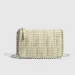 Designer Woven Beaded Small Square Fashion Single Shoulder Crossbody Chain Versatile Zipper Women's Bag_voghion.com