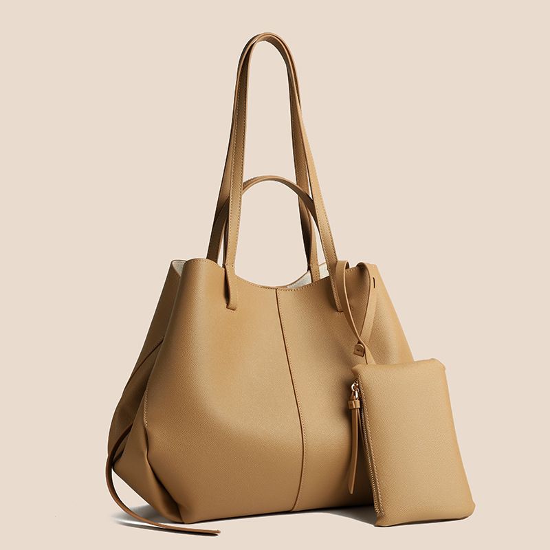 Sieviešu rokassomu soma, sieviešu rokas paduses soma, divdaļīgs lielas ietilpības Ol piepilsētas somas komplekts, vienkārša bērnu soma_voghion.com