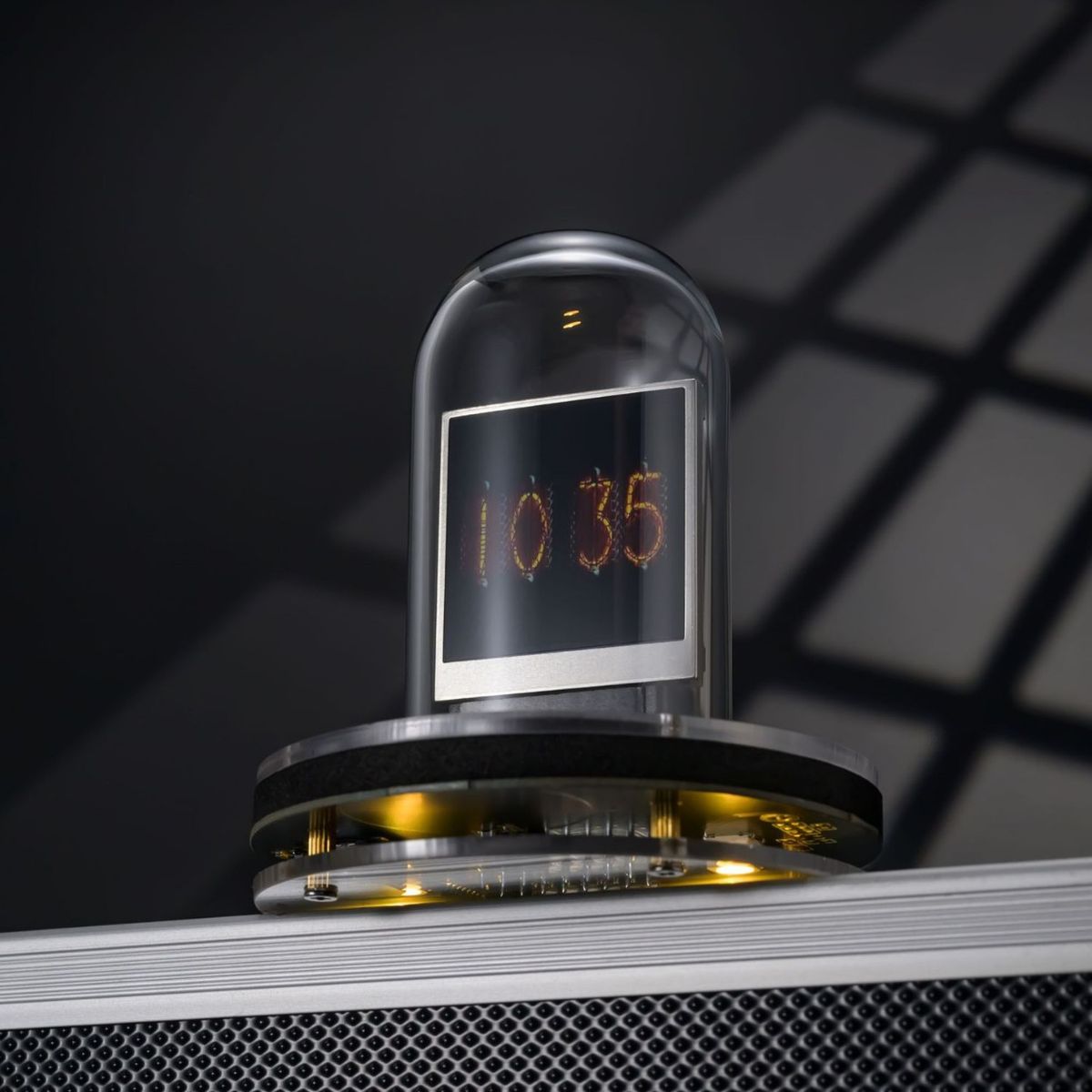 Retro Nixie Tube-stijl Smart Clock – Bitcoin Ticker & Weerdisplay met pagina-omslaande animatie Nachtlampje_voghion.com