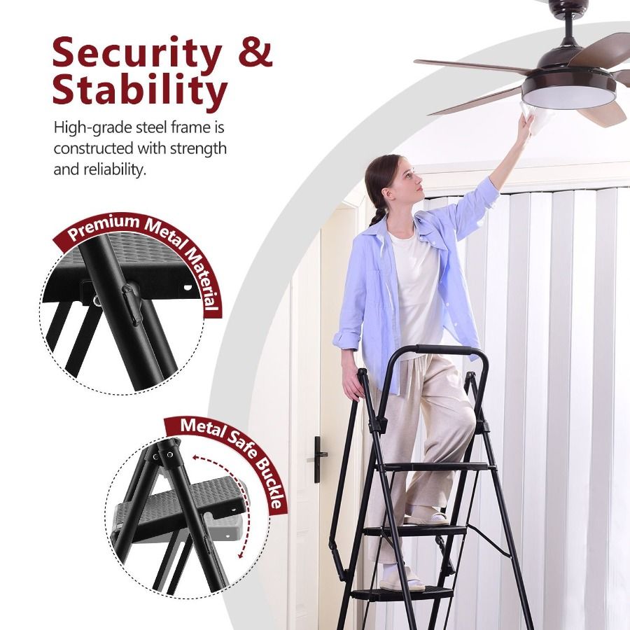 Scaletta pieghevole in metalloplastica_voghion.com