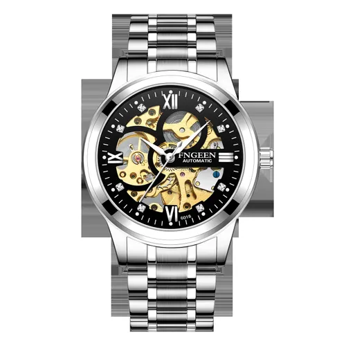 Orologio meccanico da uomo Orologio da uomo Marchio impermeabile Business Tourbillon Orologio cavo_voghion.com