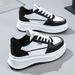 SH701 New Little White Women's Versatile Casual 2025 Spring/Summer Trend Student Shoes Increase Fashion Simplicity_voghion.com