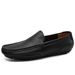 British Style Loafers For Men Genuine Soft Sole Lazy Korean Trend Casual Driving Leather Shoes_voghion.com