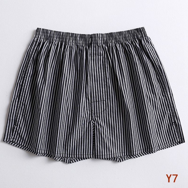 Men's Underwear Casual Home Self Selling Woven Pants Pure Cotton Loose Breathable Men's Boxer Briefs_voghion.com
