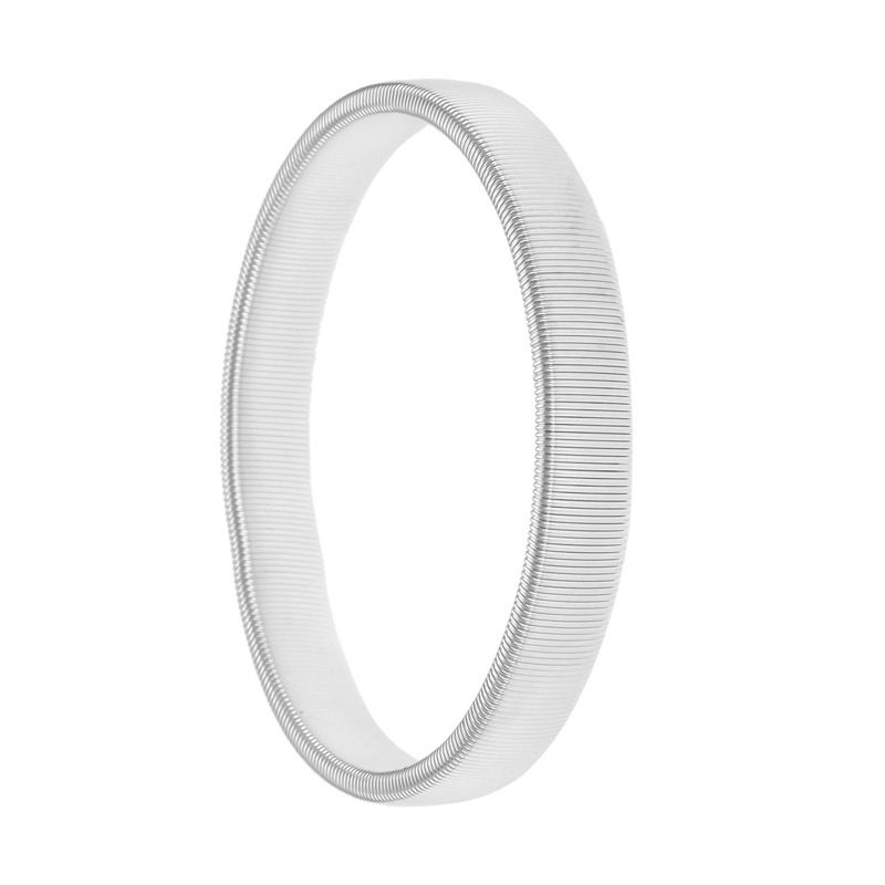 New Men's Metal Spring Elastic Bracelet Wristband Arm Band Cuff_voghion.com