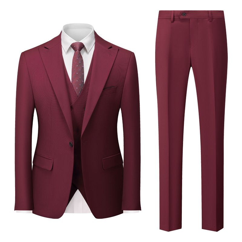 Herrenbekleidung Neue Business Casual Herren Hochzeit Bräutigam Anzug Männer_voghion.com