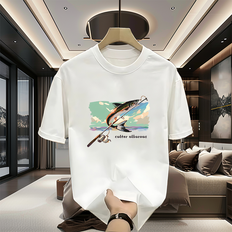 2024Camiseta de manga corta con cuello redondo de alta calidad para hombre_voghion.com