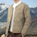 "Men's Lightweight Down Jacket, 90% Gray Duck Down Filled, 600FP Ultra-Warm Slim Fit Puffer Coat (Army Green/Navy/Black/Charcoal/Khaki)"_voghion.com