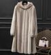 Women's Imitation Mink Coat Women's Long Fur Coat All Mink._voghion.com