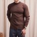 Men's Slim Fit Semi-Turtleneck Sweater - Autumn Long Sleeve Knit Pullover, Breathable Business Casual Solid Color Top For Urban Style_voghion.com