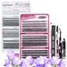 Cílios postiços Melt Eyelashes DIY Color Segmented Eyelashes Cílios postiços Grande capacidade Single Cluster Hair 30D + 40D Cílios_voghion.com