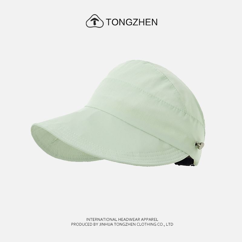 Sun Ruth Same Style Open Top Thin Fisherman Hat For Women Full Covering Can Hang Mask Makes Face Look Smaller UV_voghion.com