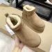 Tasman Boots Tazz Slippers Klasické mini kozačky Ultra Sněhové Krátké Střední Platformové Teplé Boty Kožešina Ovčí Kůže_voghion.com