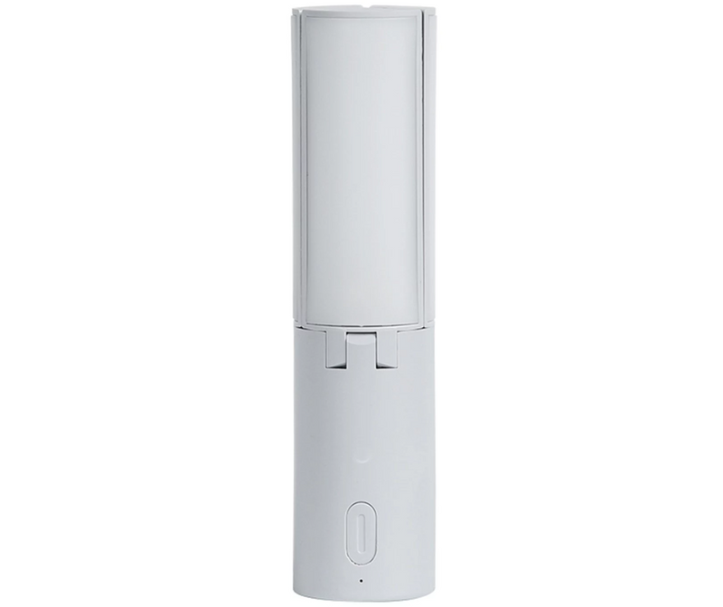 Lanterna de acampamento multifuncional com gancho para pendurar, lanterna portátil para áreas externas, dobrável, 3 painéis, lâmpada de acampamento recarregável_voghion.com