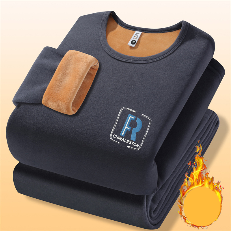 Underwear & Sleepwears Men's Thermal Underwear Set With Fleece Lining & Graphene Heating - Winter Warm Base Layer Top & Pants For Teens & Adults​_voghion.com