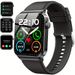 Men's And Women's Smartwatch, Fitness Tracker, 112 Exercise Modes, Sleep Monitoring, Pedometer, Smartwatch For Android/IOS, Dark Black_voghion.com