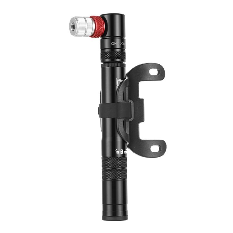 Vëlo Inflator Düse Quick Release integréiert multifunktionnelle Mountainbike Stroossebike Aluminiumlegierung Loftpompel_voghion.com