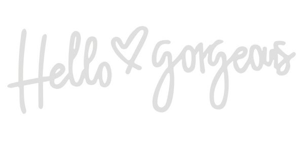 car stickers Hello Gorgeous car stickers car fun waterproof sunscreen stickers_voghion.com