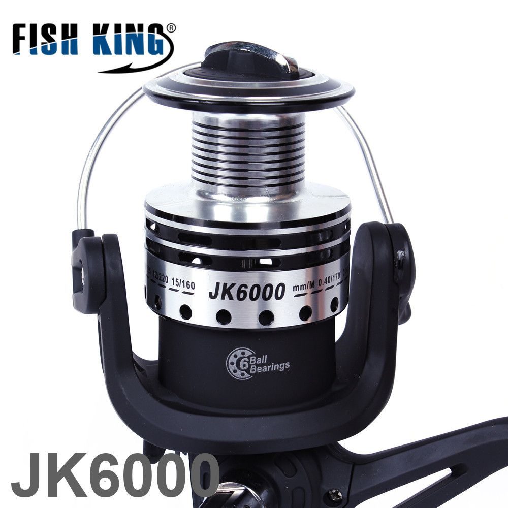 FISHKING 2000-7000 Canna da pesca a lancio lungo, mulinello da pesca a spinning completamente in metallo_voghion.com