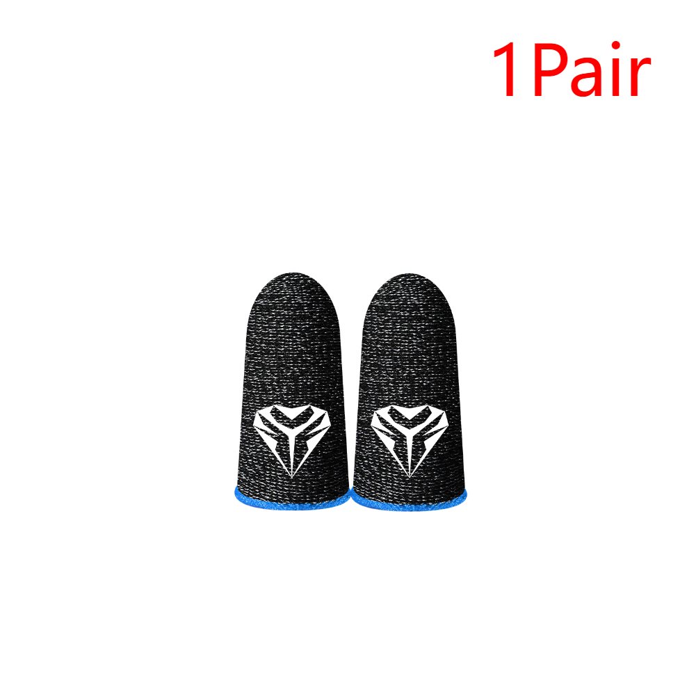 1 Paar Gaming-Ärmel Daumenhandschuhe Touchscreen Fingerlinge Sweatproof Protector für PUBG Mobile Game_voghion.com