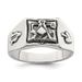 Sterling Silver Antiqued Masonic Ring_voghion.com