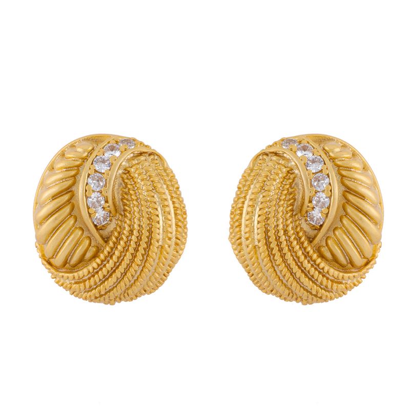 Damen Ouerréng Moud nei Diamant Spiralmuster Ouerréng fir Fraen einfach an High-End s925 Sëlwer Nadel iwwerdriwwe geometresch Ouerréng_voghion.com