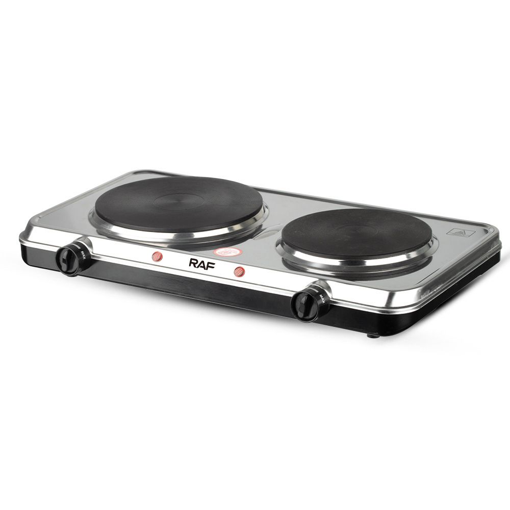 European Standard Double Burner - Temperature Control Electric Stove With Heat Preservation For Cooking_voghion.com