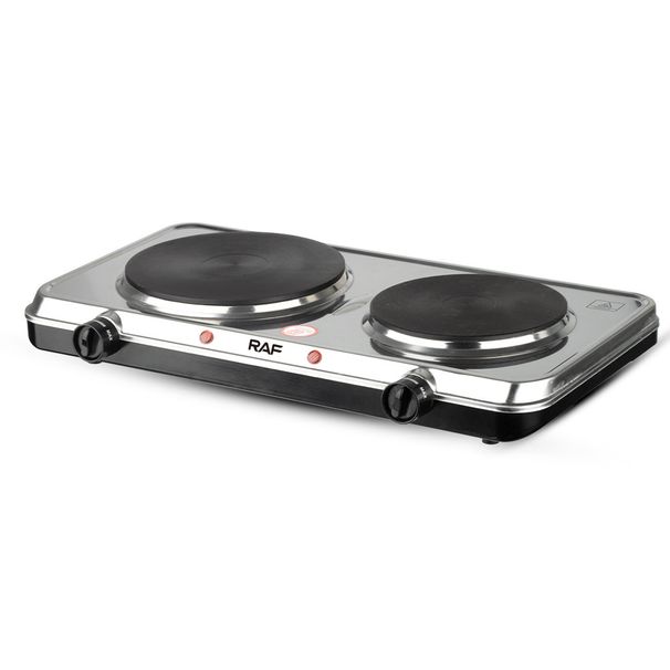 European Standard Double Burner - Temperature Control Electric Stove With Heat Preservation For Cooking_voghion.com