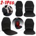 1/2Pcs 12V Heated Cushion Cloth Heater Winter Warmer Seat Car Accessories Heating Pads Set Universal_voghion.com