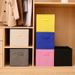 Foldable Lidless Storage Box, Household Non-woven Fabric Underwear Storage Box, Large Organizer Box, Wardrobe Miscellaneous Storage Box_voghion.com
